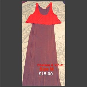 Chelsea & Violet sundress with attached crop top